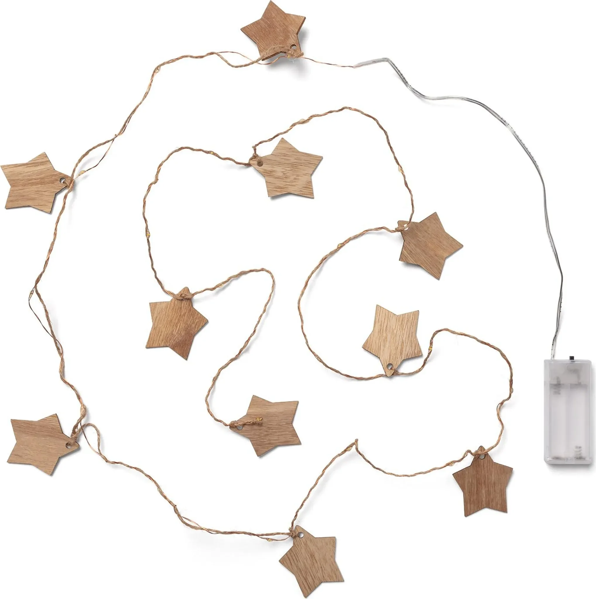 LEDKIA LED-Girlande „Labro“ – 2,2 m, 20 LEDs, 3000 K, Warmweiß