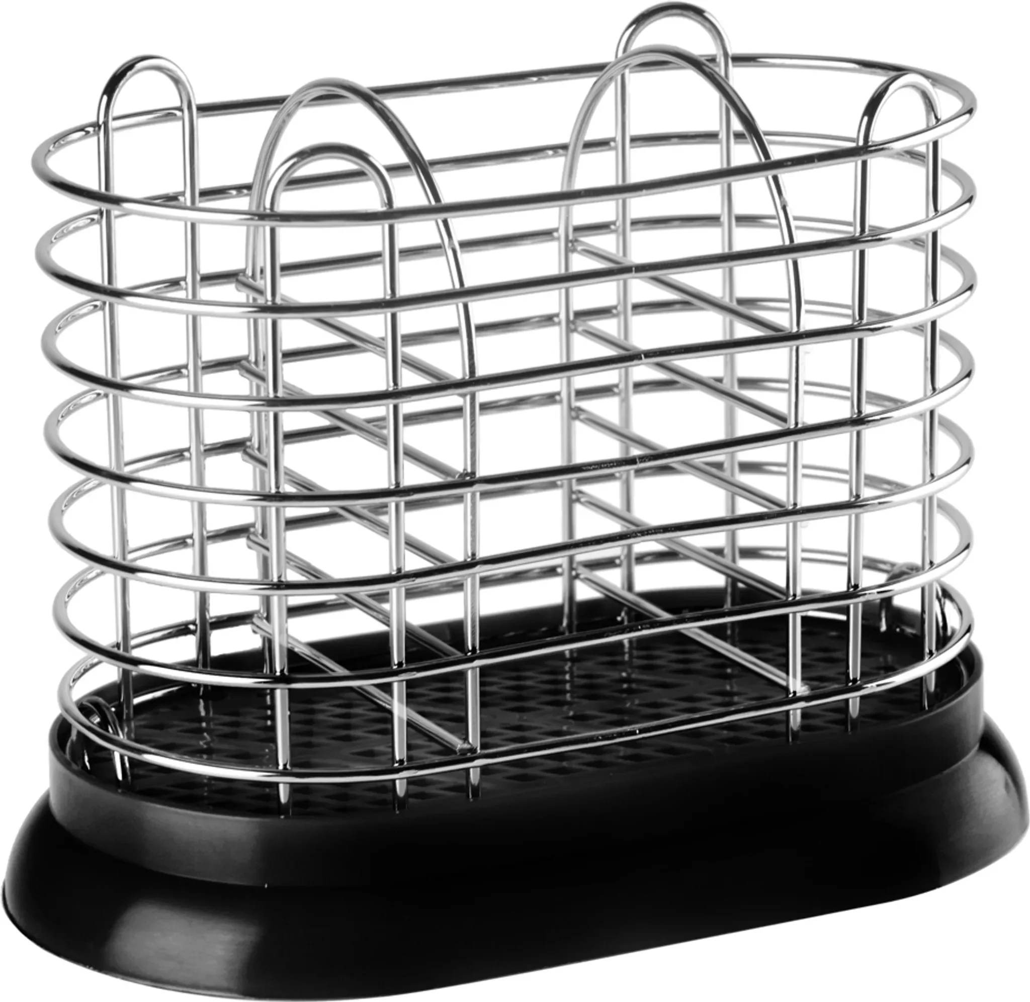 Nabbi Metall-Besteckabtropfer „Tony“ – Edelstahl / Schwarz