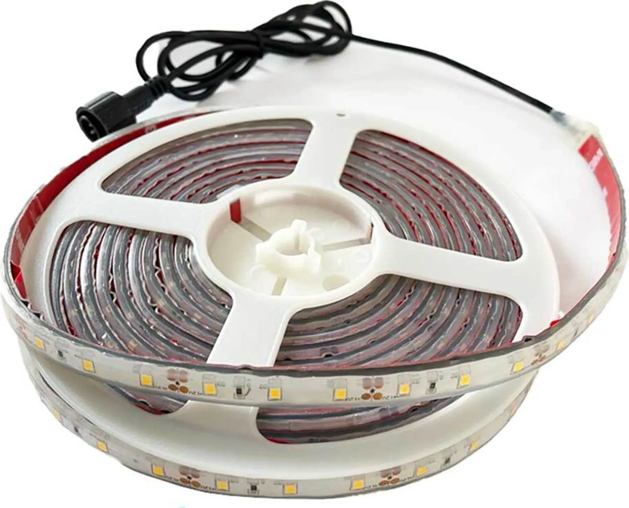 LED-Strip 5 m – Warmweiß 3000 K – 19 W – 1400 lm – 12 V – IP67 – selbstklebend & kürzbar