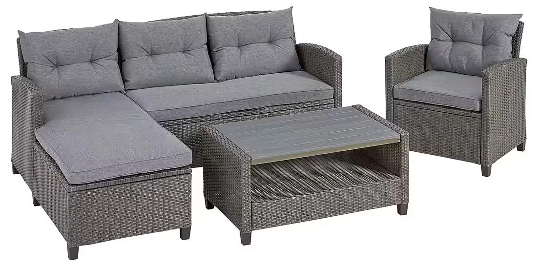 Gartenlounge-Set Cordoba Outdoor Sitzgruppe für Garten und Terrasse