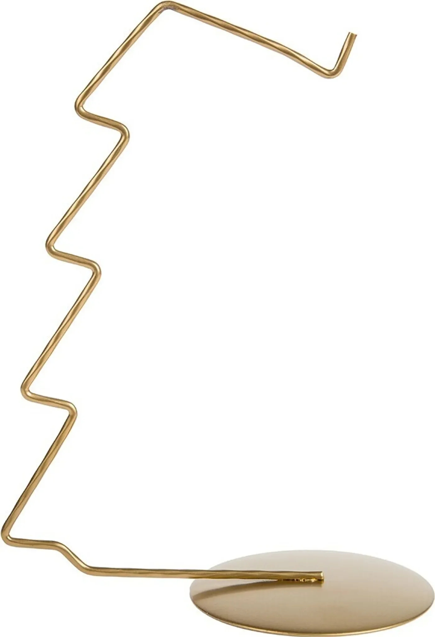 Dekolo Weihnachtsbaumförmiger Kugelständer – 15 cm, Gold