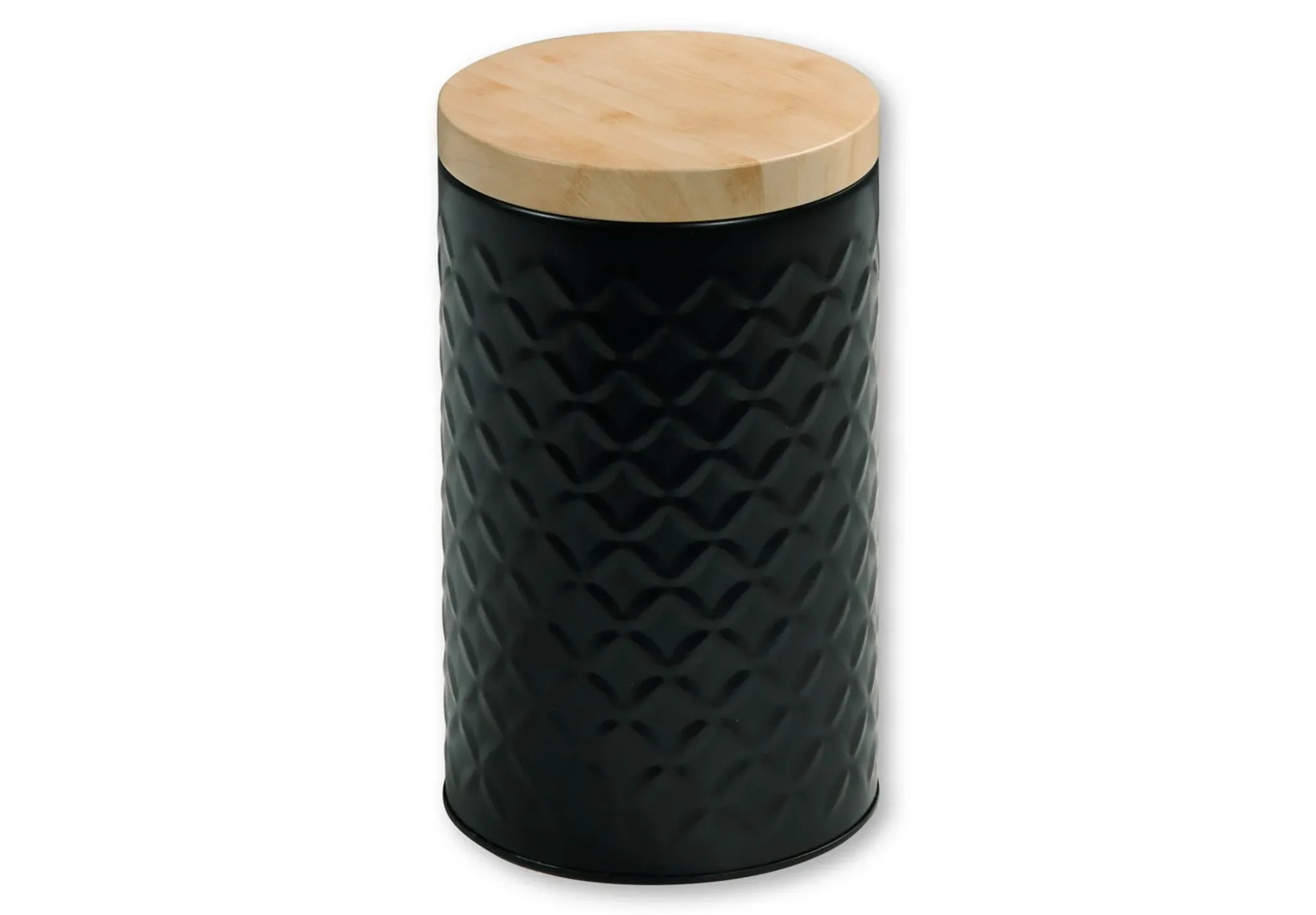 Kesper Vorratsdose – Metall / Schwarz – Ø 11 cm