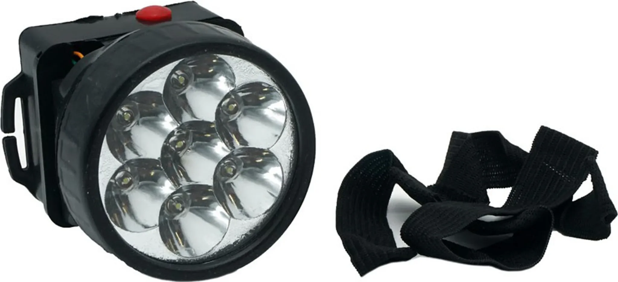 Eaxus LED-Stirnlampe – 7-LED Outdoor-Kopfleuchte
