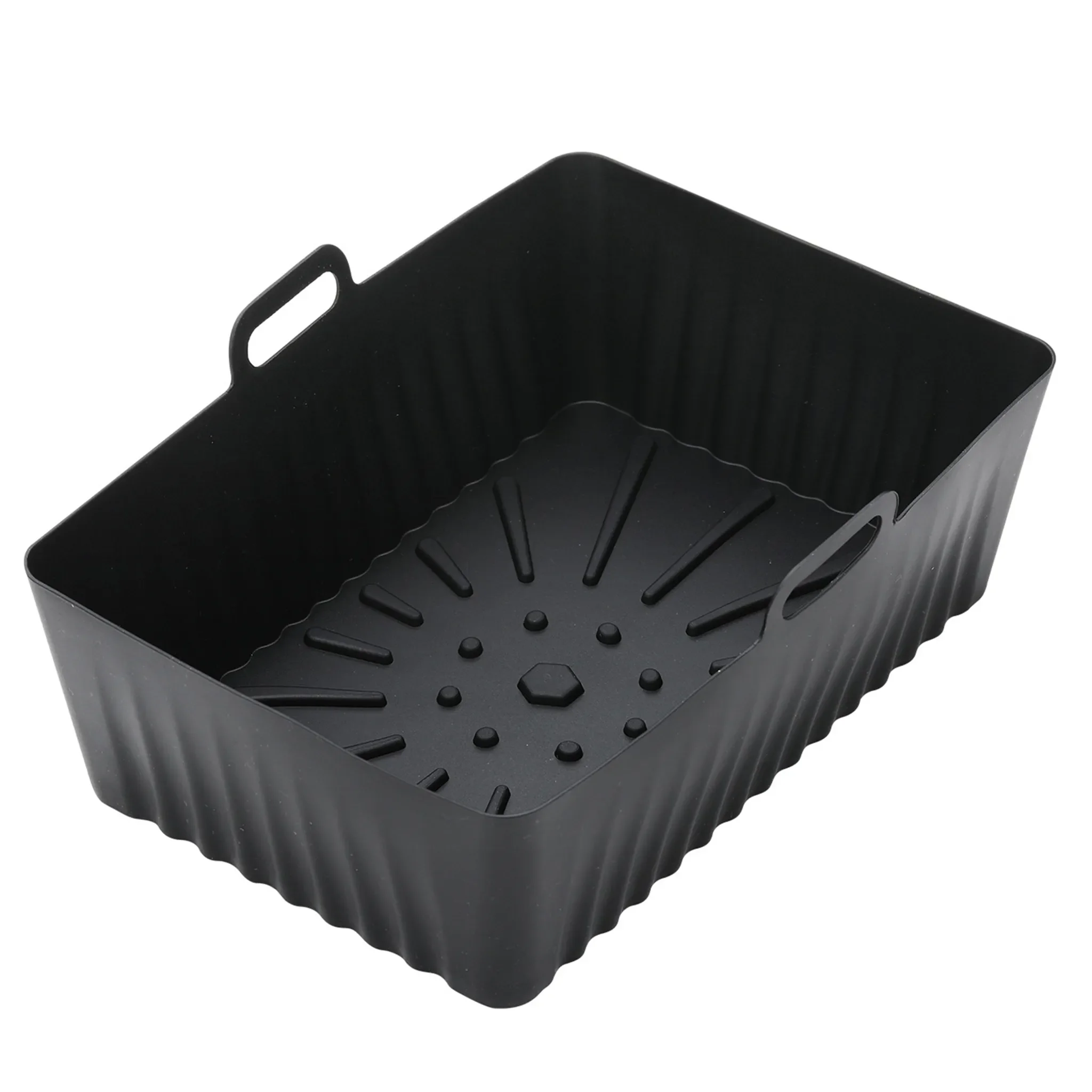 Hameb Silikon-Einsatz für Heißluftfritteusen – Größe L – Schwarz