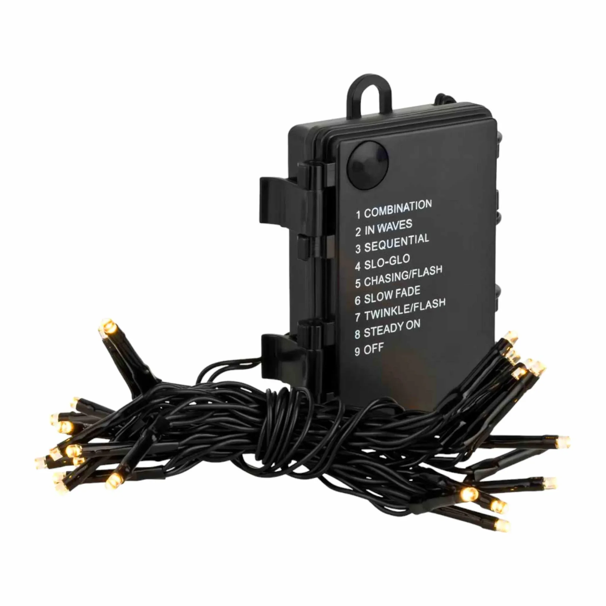 Linder Exclusiv LED Batterie-Lichterkette – 24 LEDs special warmweiß, 1,7 m, Timer & 8 Modi