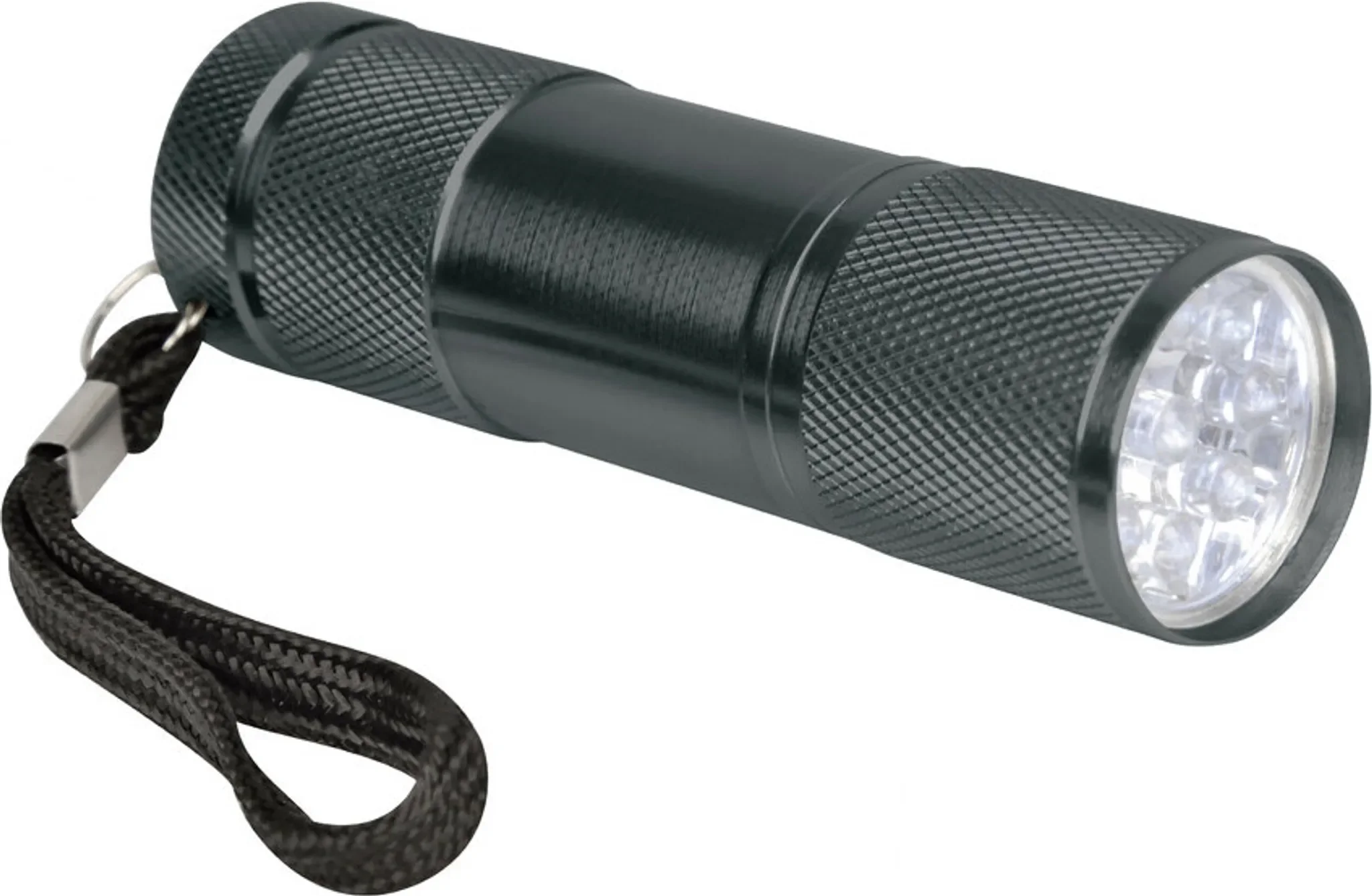 LAMPA Touring-Taschenlampe – 9-LED, stoßfest, Aluminium
