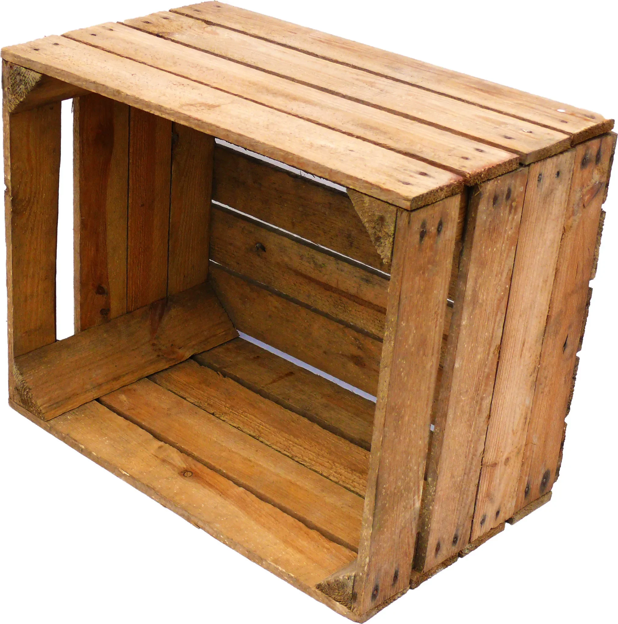 Kistenkolli Altes Land Holzkisten „Johanna“ – Apfel- & Weinkisten – ca. 50 × 40 × 30 cm