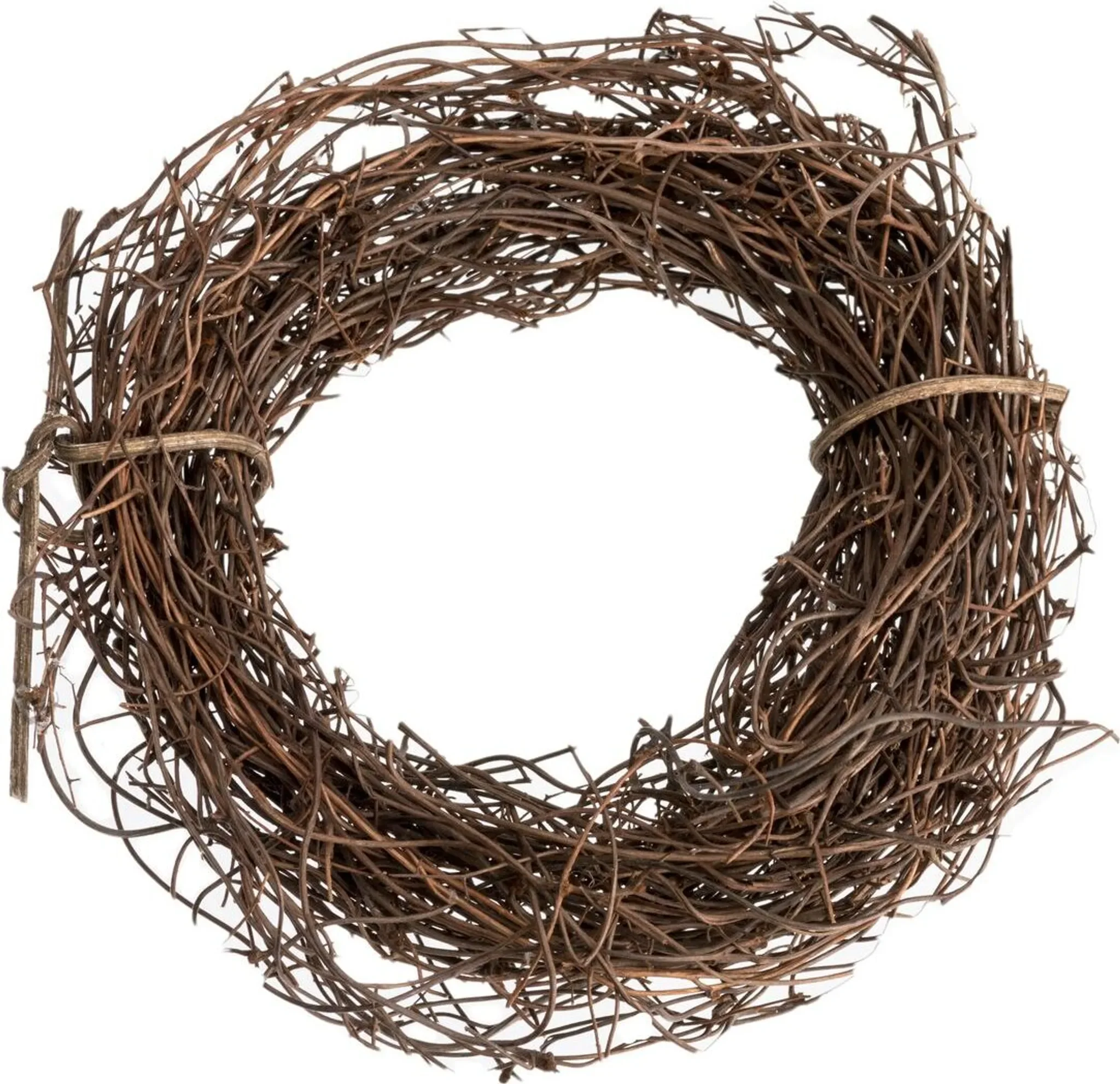 NaDeco Clematis-Kranz – Natur, Ø 10 cm
